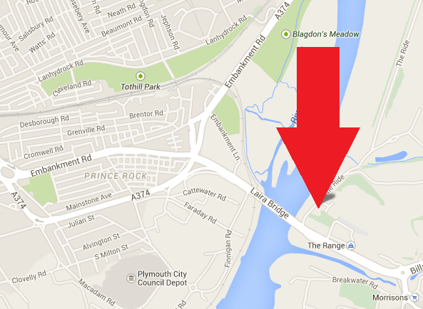 We are near Chelson Meadow Recycling Centre